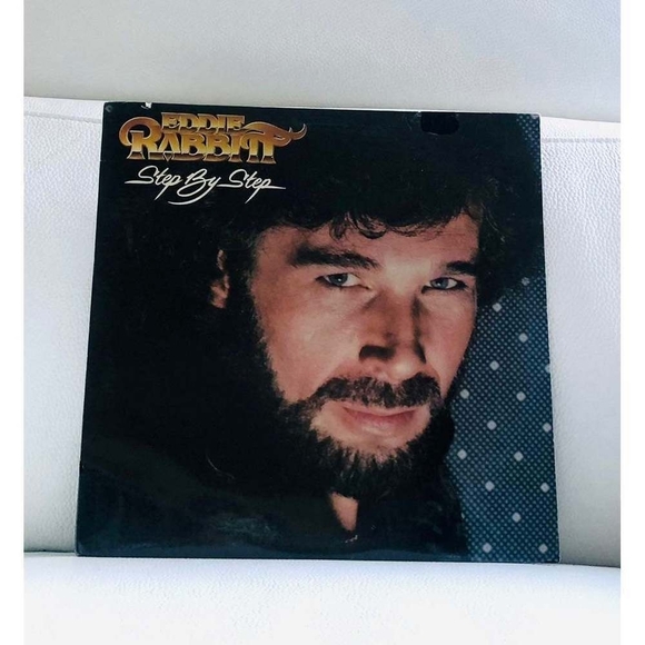LP Eddie Rabbitt - Step By Step Vinyl Record - Picture 1 of 2